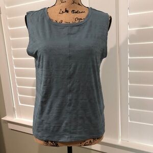 Title nine Green Sleeveless Ribbed Tank Top